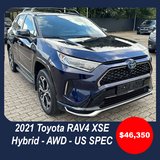 2021 Toyota RAV4 XSE - HYBRID - US SPEC in Clarksville, Tennessee