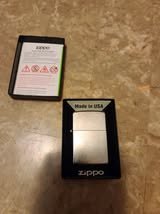 zippo brushed chrome lighter in box in Bolingbrook, Illinois