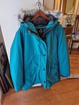 Woman's Parka coat teal in Ramstein, Germany