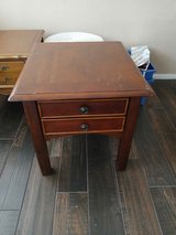 large wood end table with 2 nice drawers in Alamogordo, New Mexico