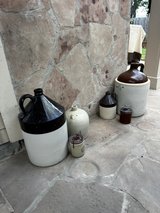 Antique Stoneware Whiskey Jugs in Kingwood, Texas
