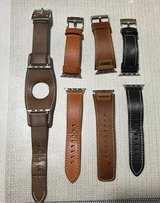 Genuine Leather Apple Watch Bands in Okinawa, Japan