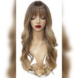 Natural Long curly Wig (Heat-Resistant Fiber) in Okinawa, Japan