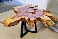 Purple Heart Cedar Live Edge Table in Alamogordo, New Mexico