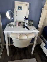 Vanity with Vintage Chair in Temecula, California