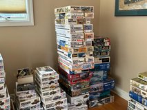 Model kits of various scales in Shorewood, Illinois