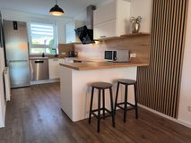 TLA/TDY modern 2BR 1.5BA house w/ AC, patio, yard & BBQ grill [ref: IR29] in Ramstein, Germany