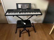Yamaha digital keyboard and foot switch in Fort Polk, Louisiana