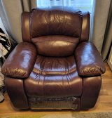 Brown leather Lazyboy chair in Wiesbaden, GE