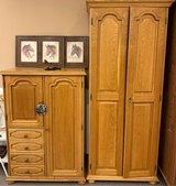 Solid wood coat closet and cabinet in Baumholder, GE