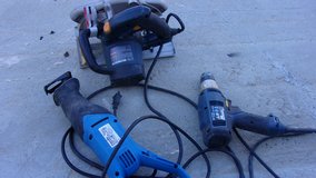 All 3 Power Tools - used /In good working order in Yucca Valley, California