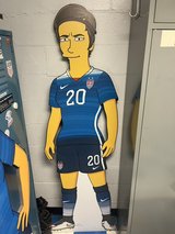 2015 USA soccer Simpsonize poster board in Yorkville, Illinois