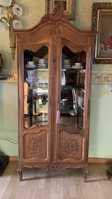 Vitrine, Display - Case Louis XV in oak Wood 1900 in Baumholder, GE