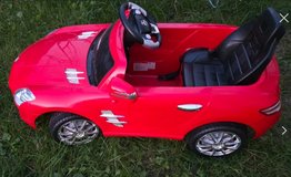 Children's electric car in Ramstein, Germany