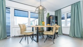 TLA/TDY bright 2BR 1BA w/ walk-in closet, patio & BBQ grill, 5min to RAB [ref: AS8B] in Ramstein, Germany