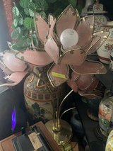 Pink rose lamp in Alamogordo, New Mexico