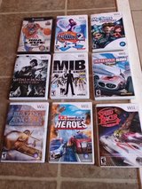 Wii  games lot in Plainfield, Illinois