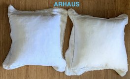 Set of 2 Feather & Down 19x19" Arhaus Throw Pillows *EUC in Bolingbrook, Illinois