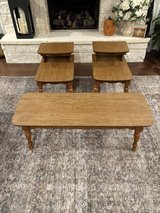 Coffee table and end tables in Kingwood, Texas