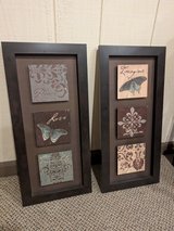 Wall art - 2 framed inspirational designs in Chicago, Illinois