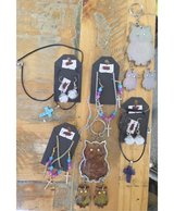 Necklace and earring or owl keyring in Fort Campbell, Kentucky