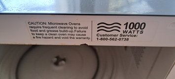Simply Perfect 1000 watt Microwave in Okinawa, Japan