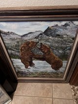 Oil painting original Bears in Plainfield, Illinois