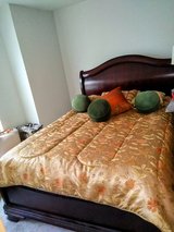 Queen Sleigh Bed Frame in Naperville, Illinois