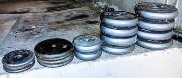 Set of Free Weights & Barbell in St. Charles, Illinois