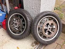 Motorcycle wheels and tires complete set in Ramstein, Germany