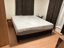 king size memory foam bed by Ashley furniture. in Okinawa, Japan