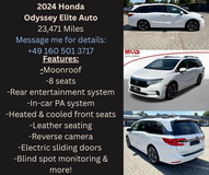 2024 Honda Odyssey in Grafenwoehr, GE