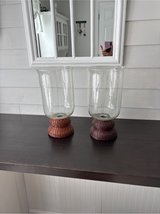 Large Hurricane Candle Holders (2) in Macon, Georgia