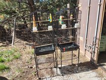 2 identical bird cages in Alamogordo, New Mexico
