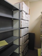 Used 3 Section Steel Shelving 9'2" wide in Plainfield, Illinois
