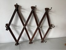 Vintage Wood/Metal Wall Hooks in Aurora, Illinois