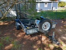 Trailer 5 x 8 foot spare tire & holder & height ajust for hookup & have title in Fort Knox, Kentucky