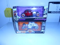 two 1929 ford hot rod diecast customs New in box. 1/24th scale in Bolingbrook, Illinois