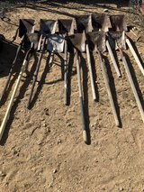 old shovels in Yucca Valley, California