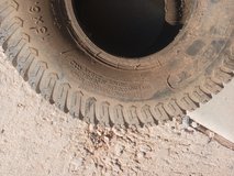 Garden tractor tire in Alamogordo, New Mexico