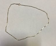 17" 14K white Gold Necklace in Okinawa, Japan