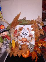 Fall wreath in Warner Robins, Georgia