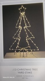 (2) LED Christmas Tree Yard Stake in Camp Lejeune, North Carolina