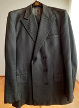 Suit, 2-pcs. gray with white stripes in Grafenwoehr, GE