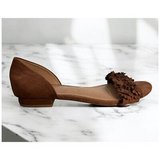 Brown Suede Flats in Kingwood, Texas