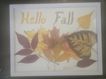 Hello Fall framed canvas 11x14 in Naperville, Illinois