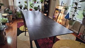 Expandable dining table from Dania in Chicago, Illinois
