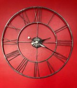 wall clock in Lakenheath, UK