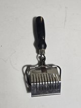 Vintage Crinkle Pastry Cutter with Black Wooden Handle in The Woodlands, Texas