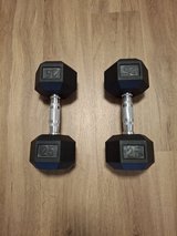 Pair of 25 lbs CAP dumbbells in Ramstein, Germany